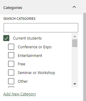 categories